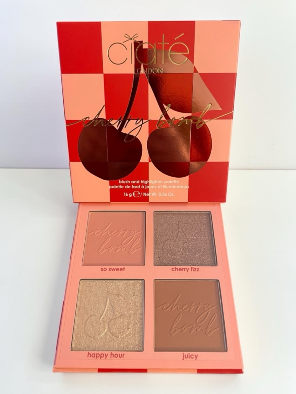 NWT Ciate Cherry Bomb Blush & highlighter palette!!